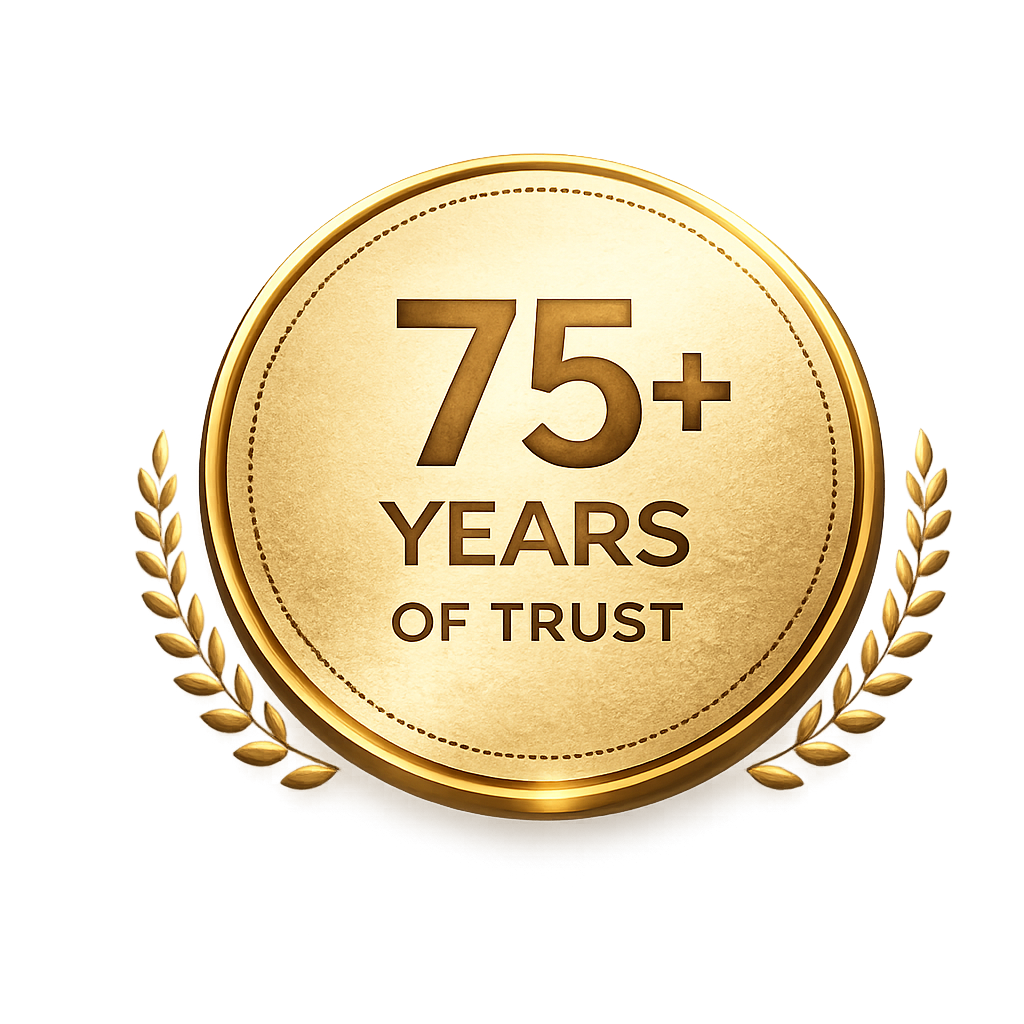 75+ Years of Trust